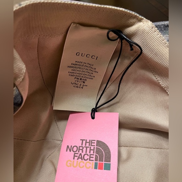 New Authentic Gucci North Face Logo Baseball Hat Size S - Picture 14 of 15